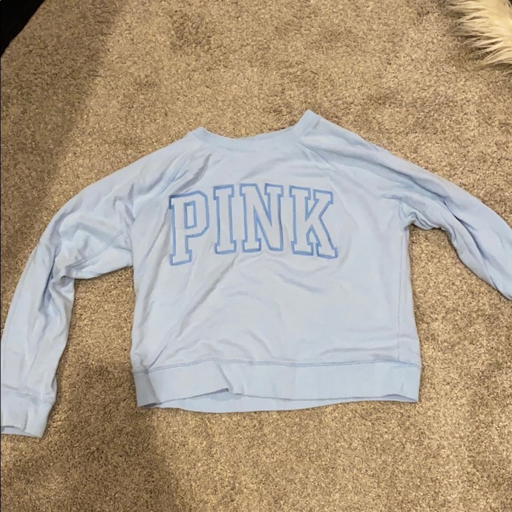 Pink, light blue sweatshirt for sale!!